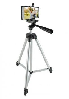 Statīvs telefonam, kamerai, fotoaparātam, 43-130 cm | iPhone Samsung Camera Tripod