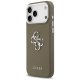 Guess Grained Big 4G Classic Logo maciņš iPhone 17 Pro Max – brūns | Phone Case Cover