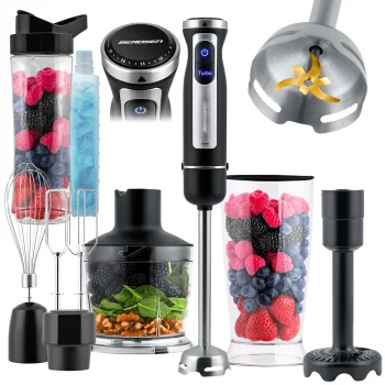 Berdsen BD-754 Hand Blender Set with Smoothie Bottle 1500W