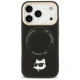 Karl Lagerfeld Big Strap Choupette Case for iPhone 17 Pro Max, MagSafe, Black