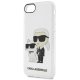 Apple iPhone 8 / 7 / SE (2020) (2022) 4.7\" Karl Lagerfeld Gliter Karl & Choupette Case Cover (KLHCI8HNKCTGT),...