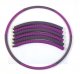 Gymnastics Massage Hula Hoop 85cm, Purple-Gray