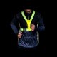 Maclean LED Reflective Harness for Runners and Cyclists, Adjustable