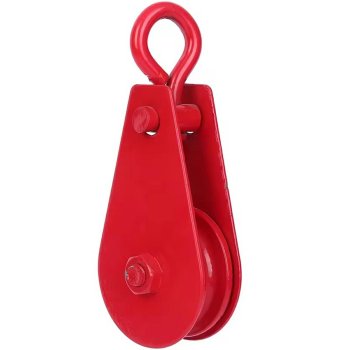 Multi round rope pulley winch