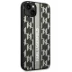 Karl Lagerfeld Monogram Stripe futrālis iPhone 14 Plus - Pelēks