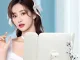 Folding LED Makeup Mirror with 3 Light Modes, USB, White