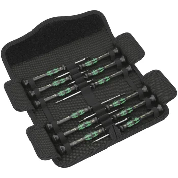 Precision Screwdriver Set Wera Kraftform Micro, 12-Piece