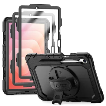 Tech-Protect Solid planšetdatora vāciņš Samsung Galaxy Tab S11 11.0, Melns