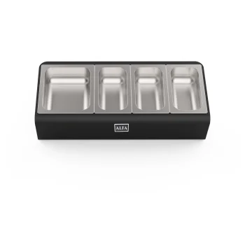 Станция для ингредиентов Alfa Forni AC-PIG-4 с 4 емкостями (3 GN 1/9, 1 GN 1/6)