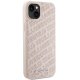 Karl Lagerfeld iPhone 15 Plus / 14 Plus vāciņš Quilted K Pattern, rozā