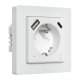 Avatto WOT20-FR Smart In-Wall Outlet with USB-C