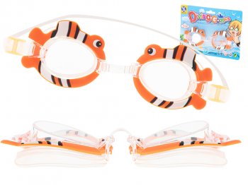 Bērnu Peldēšanas Niršanas Rozā Brilles ar Klaunzivīm | Kids Swimming Diving Goggles Glasses Clownfish