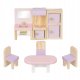 Набор Деревянной Мебели для Кукол 22609 | Wooden Furniture Set for Dolls
