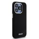 Apple iPhone 15 Pro 6.1\'\' DKNY Liquid Silicone Small Metal Logo MagSafe Case Cover, Black | Telefona Vāciņš...