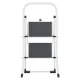 Saliekamās pakāpienu kāpnes Hailo K40, 3 pakāpieni, White / Black