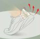 Self-Adhesive Shoe Heel Grips 5mm, White