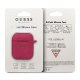 Guess Silicone Glitter Case for Apple AirPods, Fuchsia