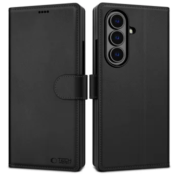 Tech-Protect Wallet atverams maciņš priekš Samsung Galaxy Z Fold 8 Ultra, melns