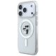 Karl Lagerfeld IML Karl Choupette mirdzošs MagSafe vāciņš iPhone 17 Pro Max – caurspīdīgs | Phone Case Cover