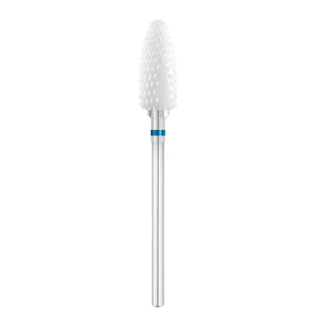 Exo Pro ovāls keramiskais frēzes uzgalis, vidējs, 6.0 mm, zils