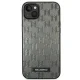 Karl Lagerfeld Saffiano Mono Metal Logo Case for iPhone 14, Gray