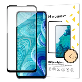 Wozinsky Full Glue Tempered Glass for Infinix Hot 11S NFC with Frame, Black