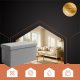 Ruhhy 00026131 Folding Storage Ottoman 76x38x38cm, Grey