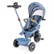 ECOTOYS trīsritenis-ratiņi 2v1 ar rotējošu sēdekli, zils