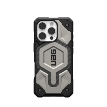 Чехол UAG Monarch Pro с MagSafe для iPhone 16 - титановый