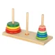 Koka Attīstošā Rotaļlieta Puzle, Hanojas Piramīda Grendzenu Torņis | Wooden Educational Puzzle Toy, Tower of...