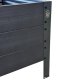 Paaugstinātā dārza dobe Klasika Woodlook, 150x75x30 cm, pelēka