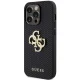 Чехол Guess для iPhone 15 Pro Perforated 4G Glitter Logo, черный