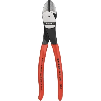 KNIPEX 74 01 200 High Leverage Diagonal Cutters, 200 mm