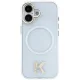 Karl Lagerfeld IML K Head Logo MagSafe vāciņš iPhone 17 caurspīdīgs