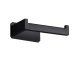 Self Adhesive Toilet Paper Holder No Drilling, Modern Steel Mount, Matte Black