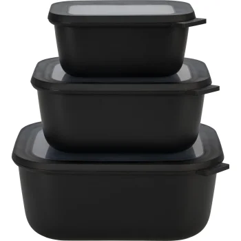 Pārtikas trauku komplekts Mepal Cirqula, 3 gab., nordic black