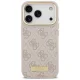 Guess 4G Logo Plate MagSafe vāciņš iPhone 17 Pro, rozā