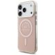 Чехол MagSafe Karl Lagerfeld IML Karl RSG Logo для iPhone 17 Pro — розовый