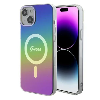 Guess IML Iridescent MagSafe Case for iPhone 15 / 14 / 13 6.1", Multicolor