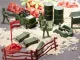 Набор игрушечных солдатиков, военной техники, оружия / Комплект с...