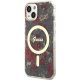 Guess iPhone 14 Case Flower MagSafe, Green
