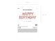 Фольгированный шар-гирлянда Happy Birthday 340x35 см, розовое золото