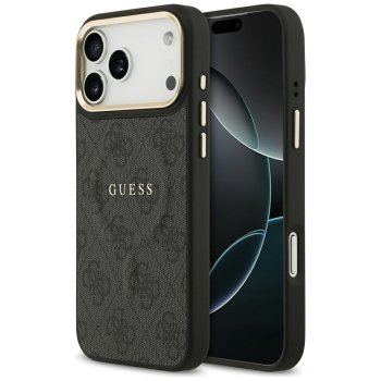 Guess 4G PU Classic Logo MagSafe vāciņš iPhone 17 Pro Max - melns | Phone Case Cover Black