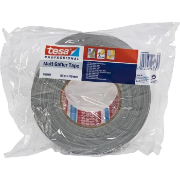 Auduma līmlente Tesa 53949 50 m x 50 mm, sudraba