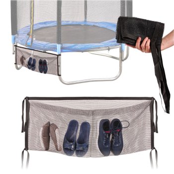 Universāla tīkla soma batutam apaviem un piederumiem 110 cm, melna