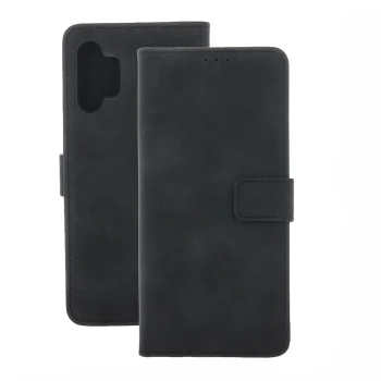 Samsung Galaxy A26 (SM-A266E/DS) Smart Velvet TPU Book Case Cover, Black | Telefona Vāciņs Maciņš Apvalks...