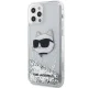 Чехол Karl Lagerfeld для iPhone 12 / 12 Pro KLHCP12MLNHCCS Серебристый