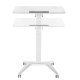 Maclean MC-453W mobilais datorgalds, 80x52cm, balts