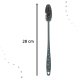 Silicone Brush For Washing Bottles 28сm, Black