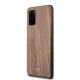 Чехол Mercedes для Samsung Galaxy S20+ Wood Line Walnut, светло-коричневый
